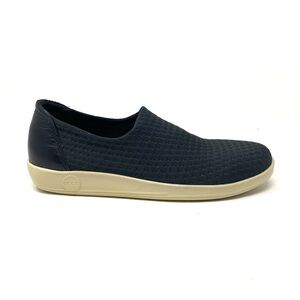 ECCO Soft 2.0 Women’s Black Textile Slip-On Shoes Size 36 (US 5–5.5)